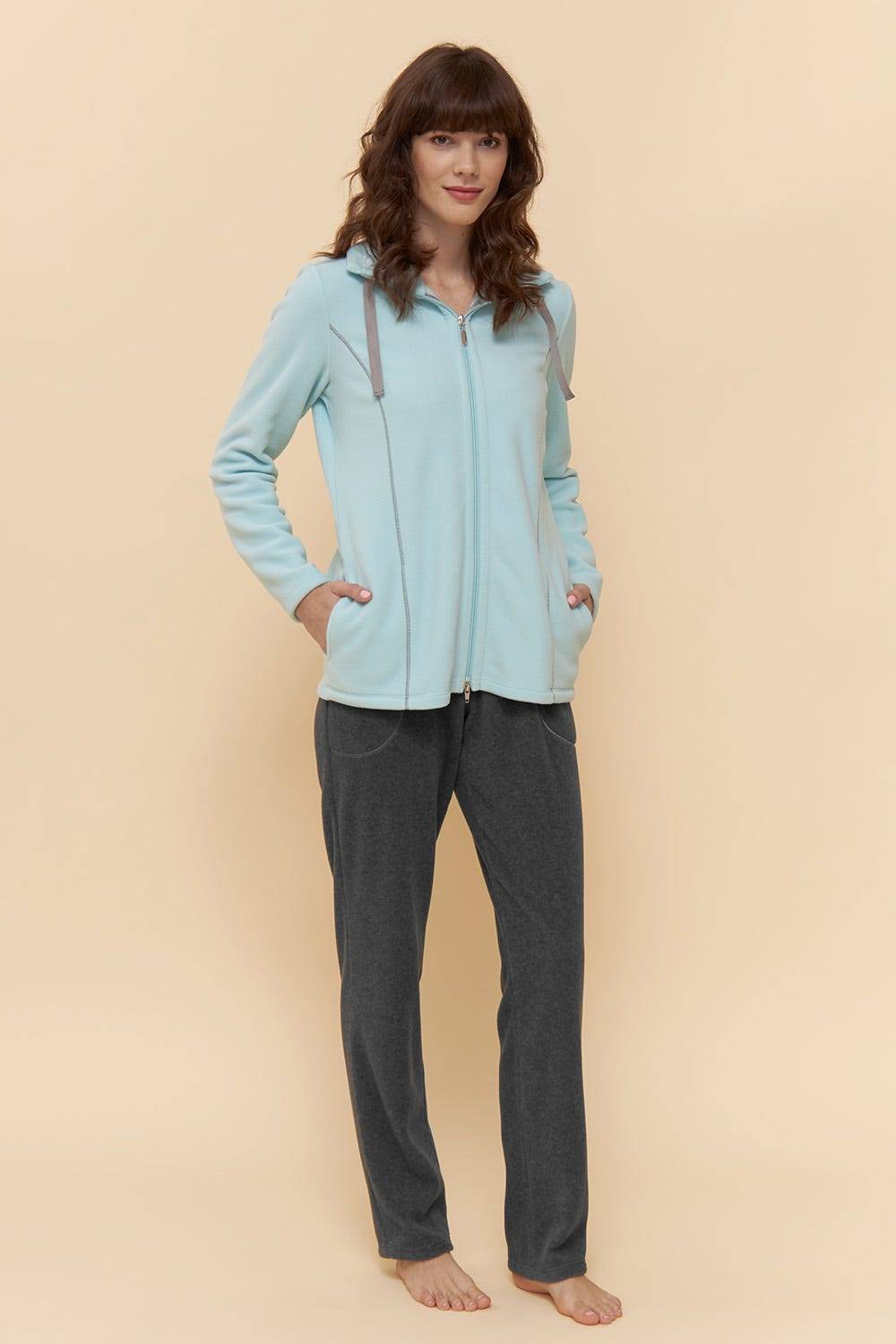 Rösch Hausanzug aus kuscheligem Fleece Rösch Hausanzug aus kuscheligem Fleece