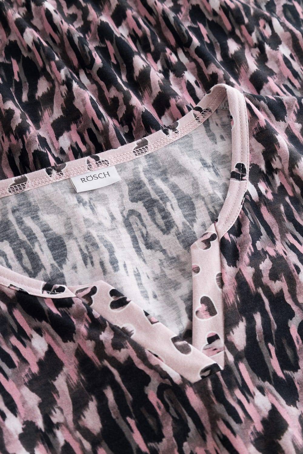 Rösch Nachthemd Im Druck-Mix Blende 100% Baumwolle