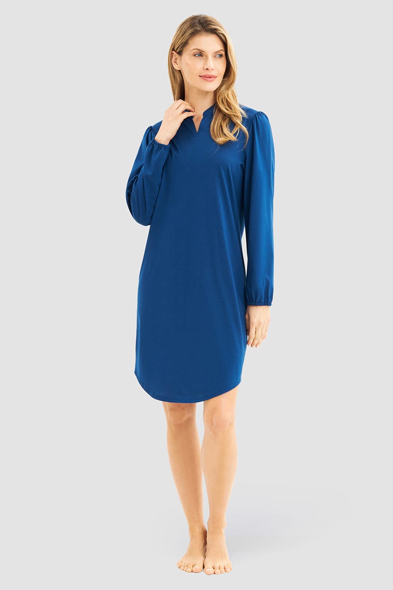 Rösch Nachthemd im puristischen Stil 100% Baumwolle