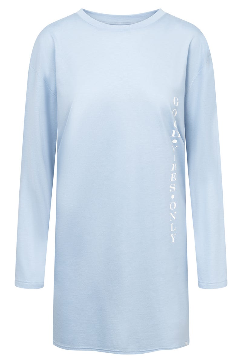 Rösch Nachthemd Im Sportiven Stil Baumwolle/Modal