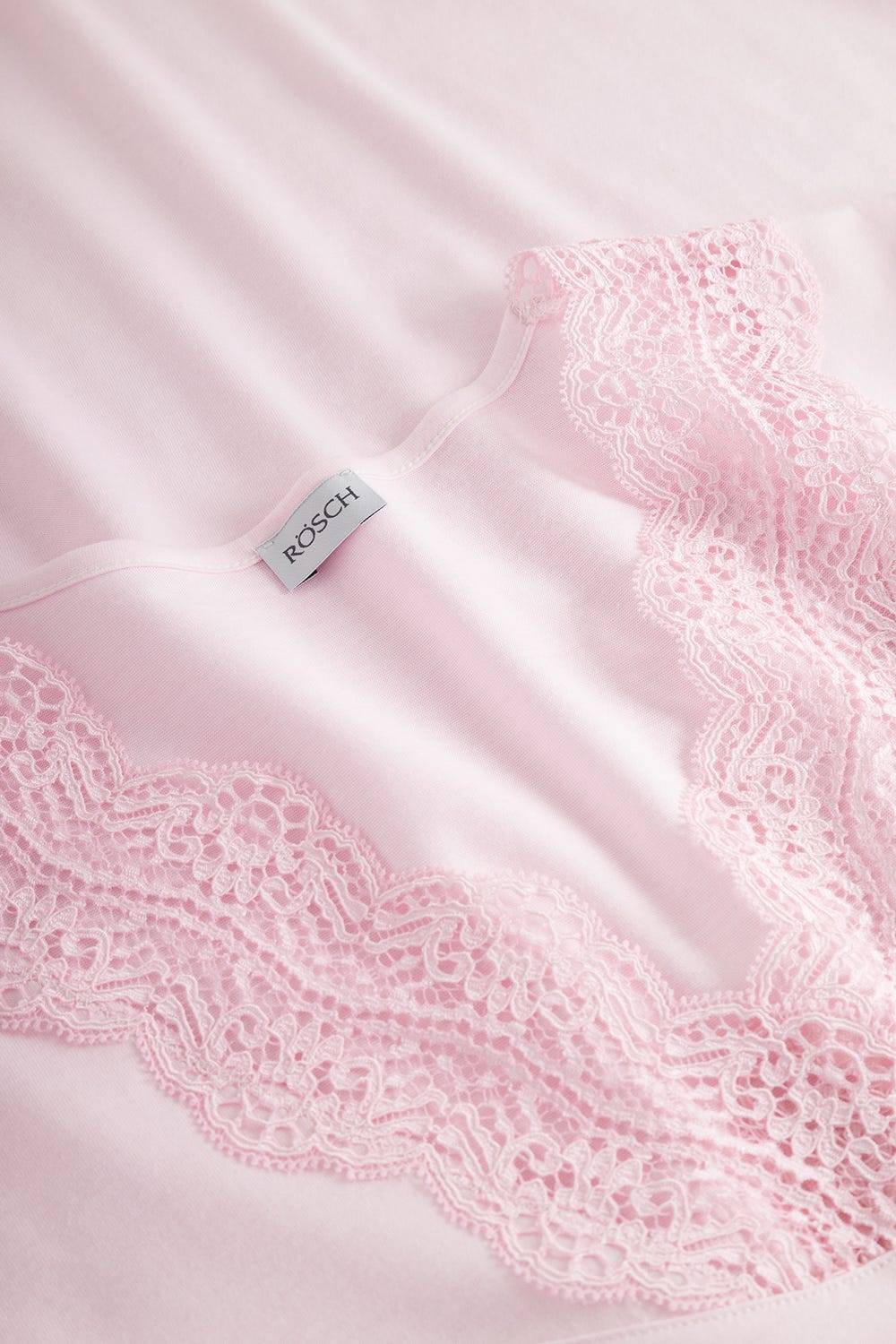 Rösch Nachthemd Mit Spitzendetails Rosa Baumwolle
