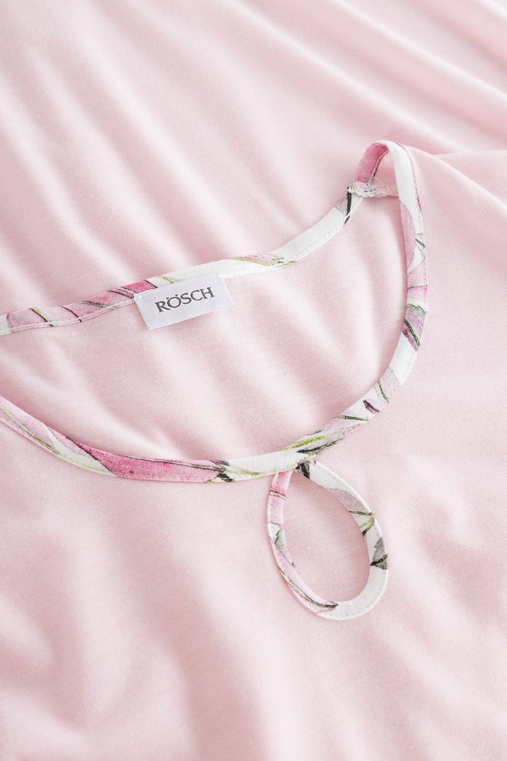 Rösch Pyjama Mit Tropfenausschnitt 100% Baumwolle