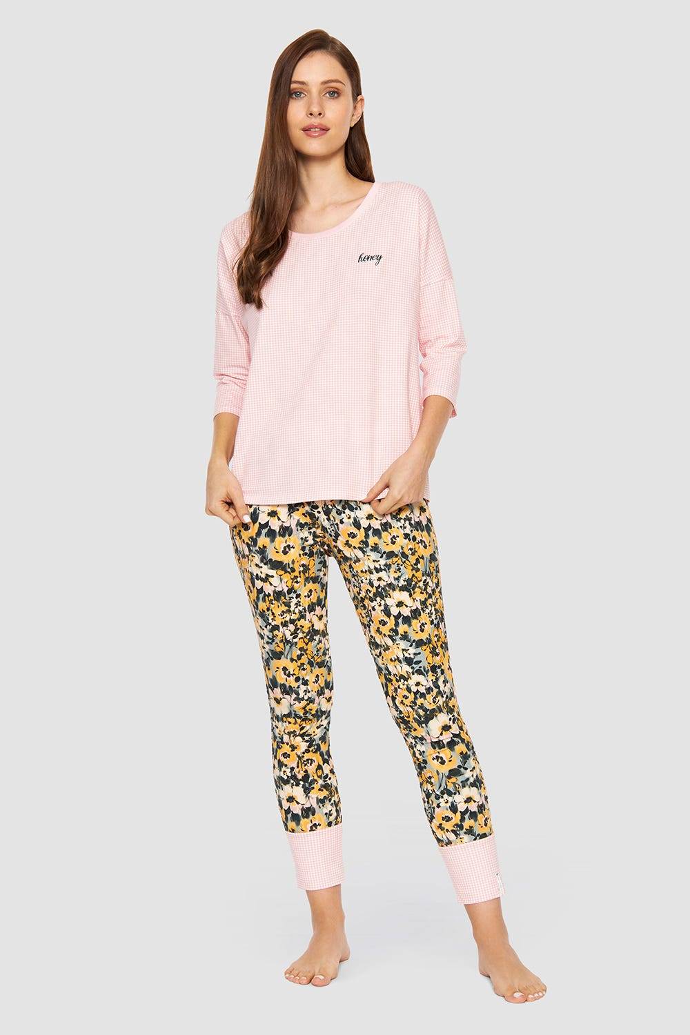 Rösch Shirt Mit Stickerei "honey" Baumwolle/Elasthan