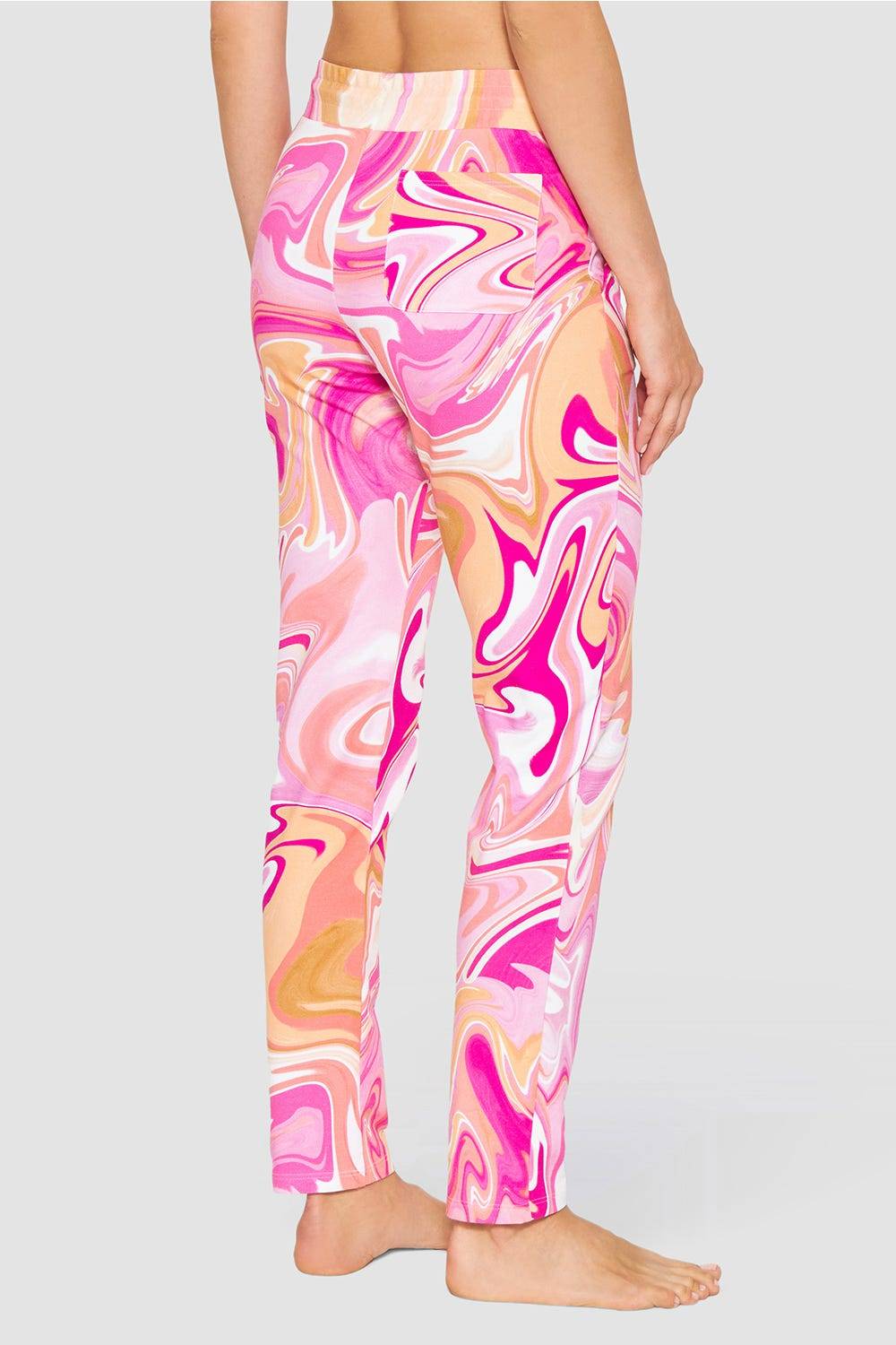 Rösch Sweathose Im Batikdruck Baumwolle/Elasthan