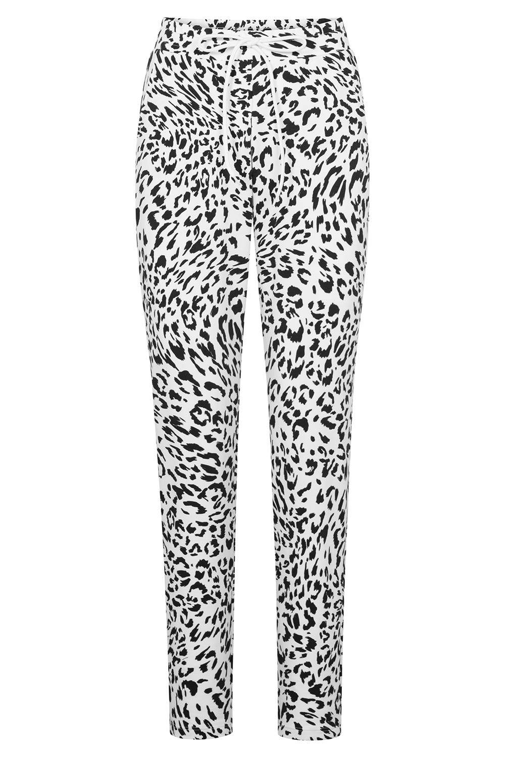 Rösch Sweathose Im Leo-Muster Baumwolle/Elasthan