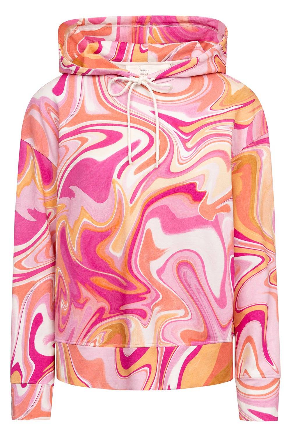 Rösch Sweatshirt Im Batikdruck Baumwolle/Elasthan