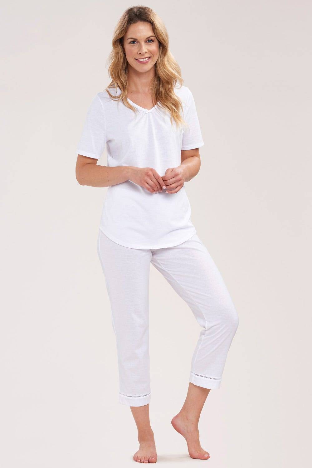 Rösch T-Shirt Mit Dezenter Spitzenborte