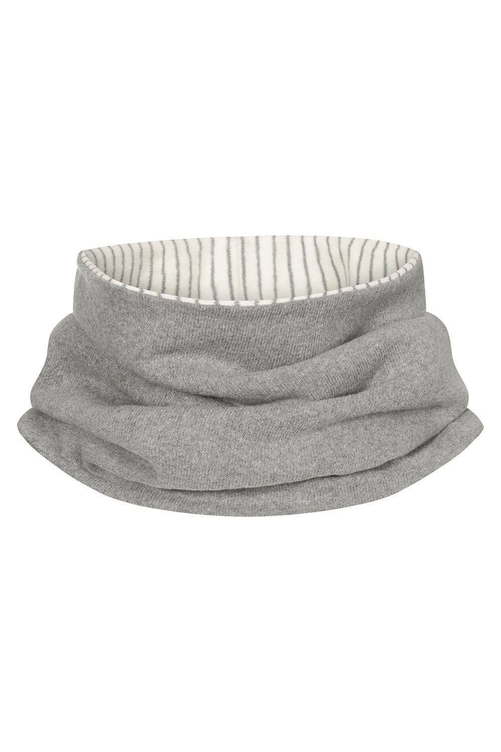 Rösch Rundschal Aus Strick Wendbar Loop Materialmix