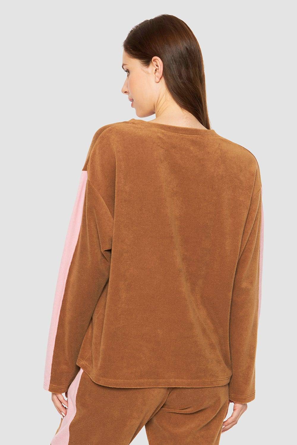 Rösch Shirt Mit Kontrastdetails Frottee Baumwolle/Polyester