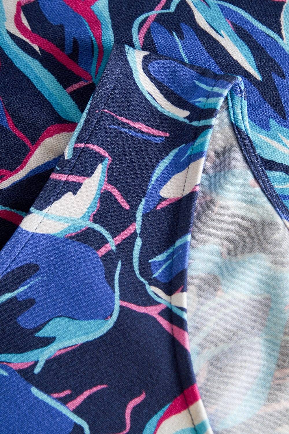 Rösch Strandkleid Ärmellos Im Blumendruck Neonfarben Baumwolle/Elasthan