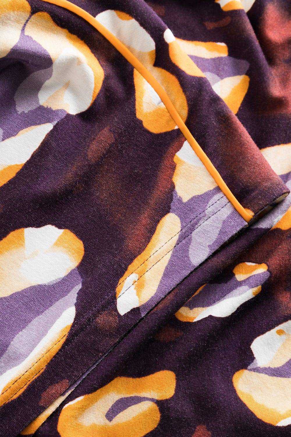 Rösch Strandkleid Kurzarm Im Tupfendruck Modern Leo Viskose/Elasthan