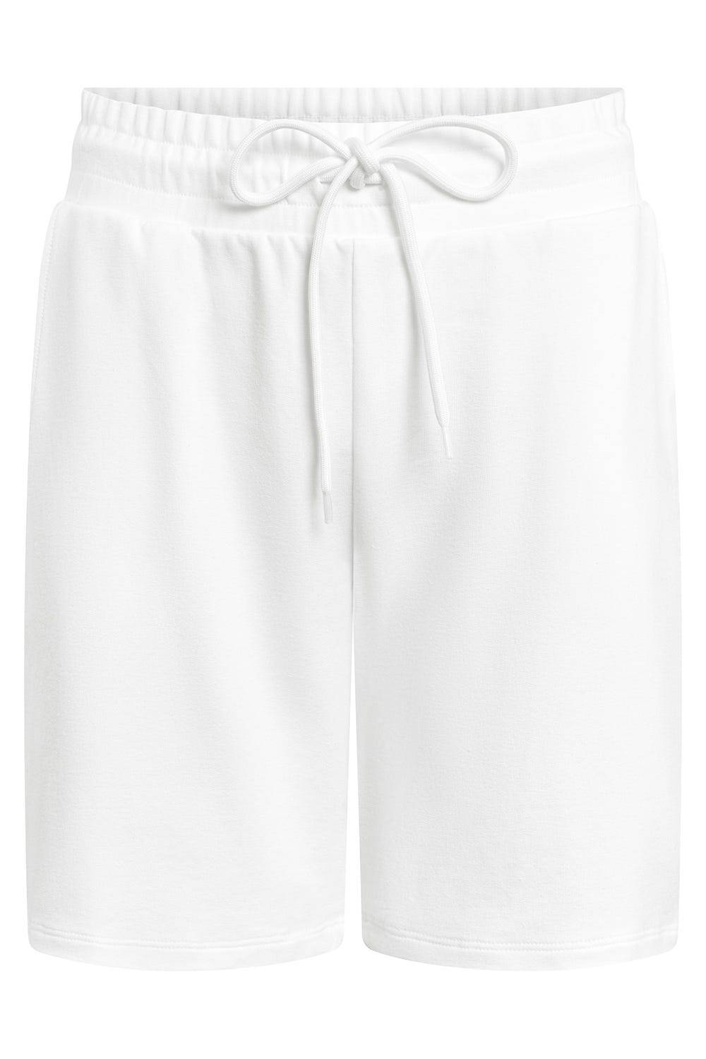 Rösch Sweat Bermuda In Weiß Sportiv Baumwolle/Elasthan