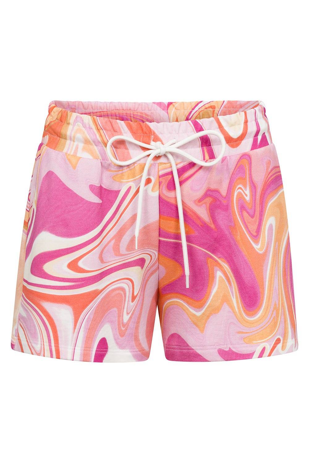 Rösch Sweat Shorts Im Batikdruck Baumwolle/Elasthan