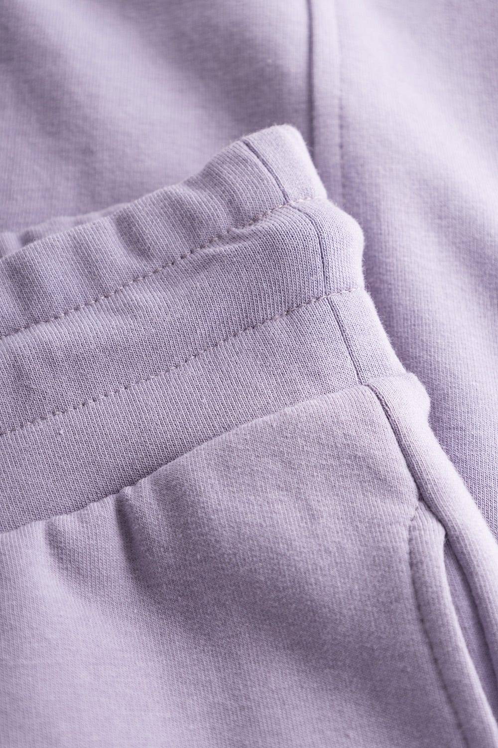 Rösch Sweathose Mit Stickerei "thanks" Flieder Tunnelzug Mix & Match Baumwolle/Elasthan