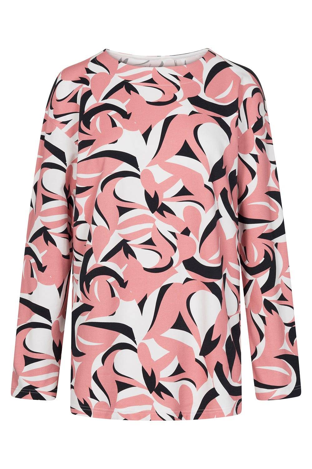 Rösch Sweatshirt Mit U-Boot-Ausschnitt Baumwolle/Elasthan