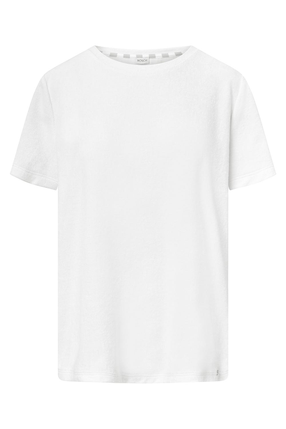 Rösch T-Shirt Aus Frottee Einfarbig Baumwolle/Polyester