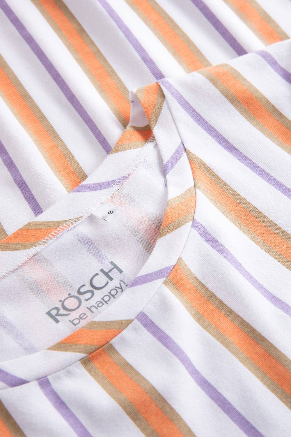 Rösch T-Shirt Im Streifen-Design Brusttasche Sommer Baumwolle/Elasthan