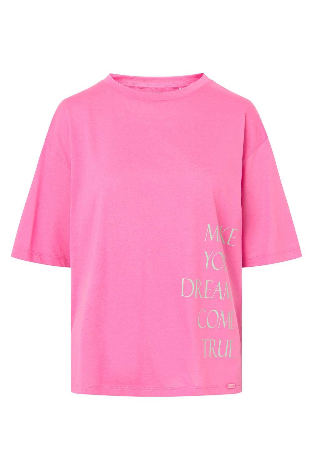 Rösch T-Shirt Mit Schriftzug Sportiv Baumwolle/Modal