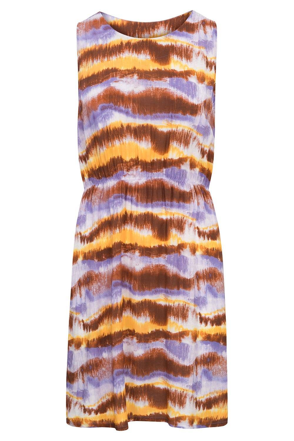 Rösch Trägerkleid Im Batikdruck Moderne Streifen Im Webdruck 100% Viskose