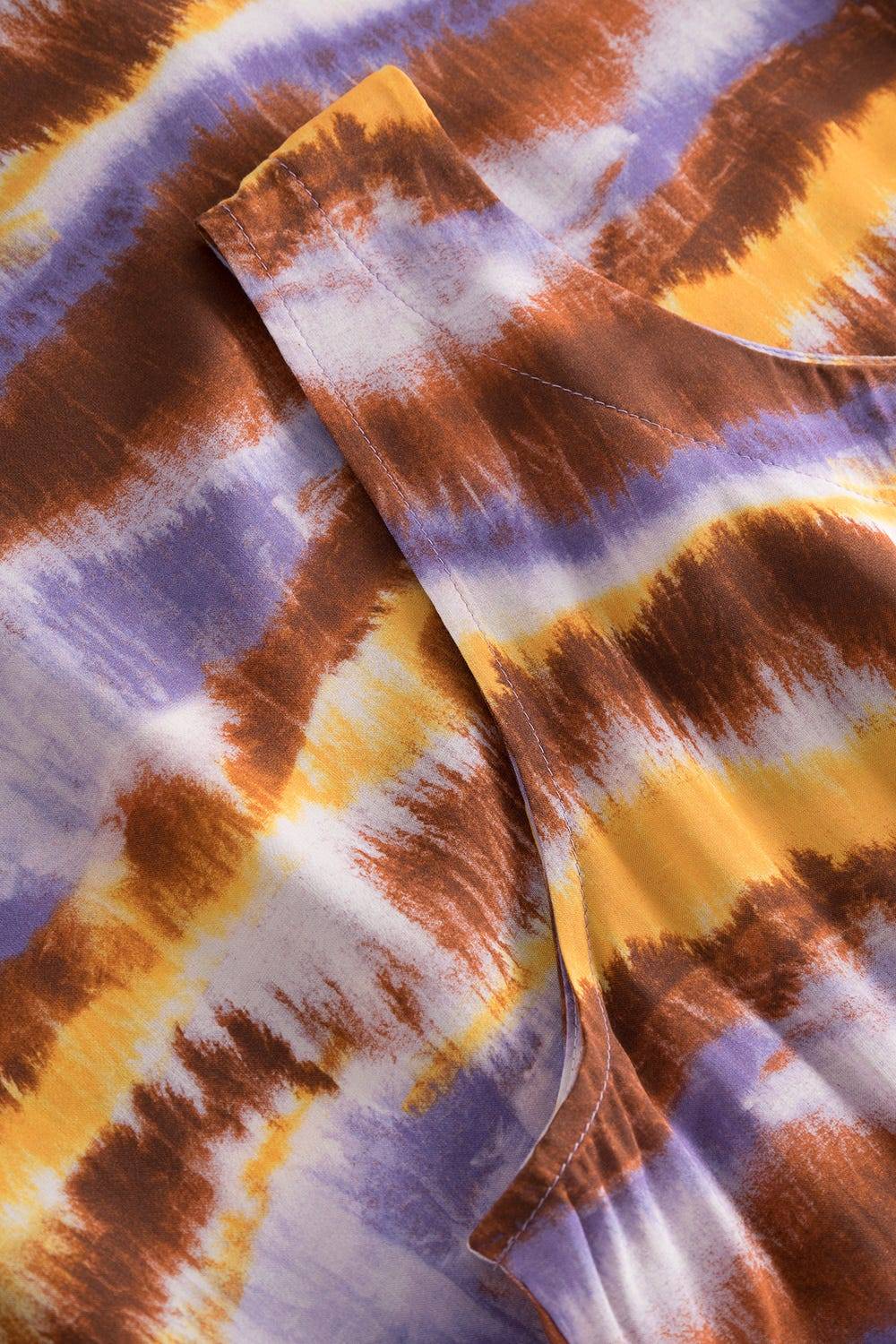 Rösch Trägerkleid Im Batikdruck Moderne Streifen Im Webdruck 100% Viskose