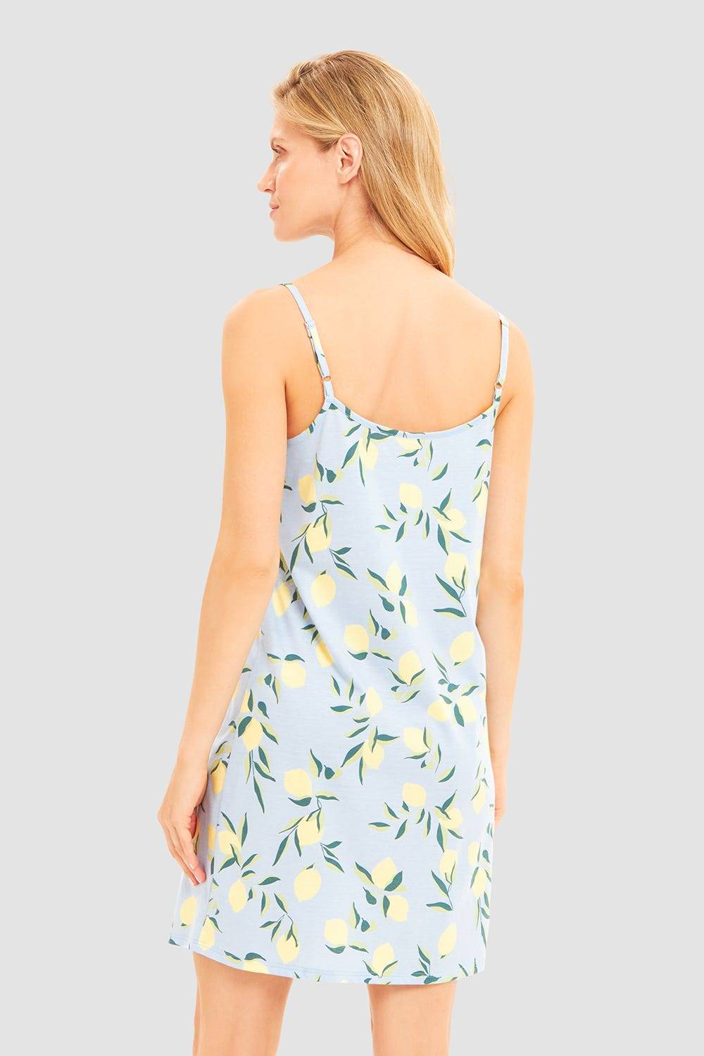 Rösch Trägerkleid Im Zitronendruck Sommerlich 100% Baumwolle