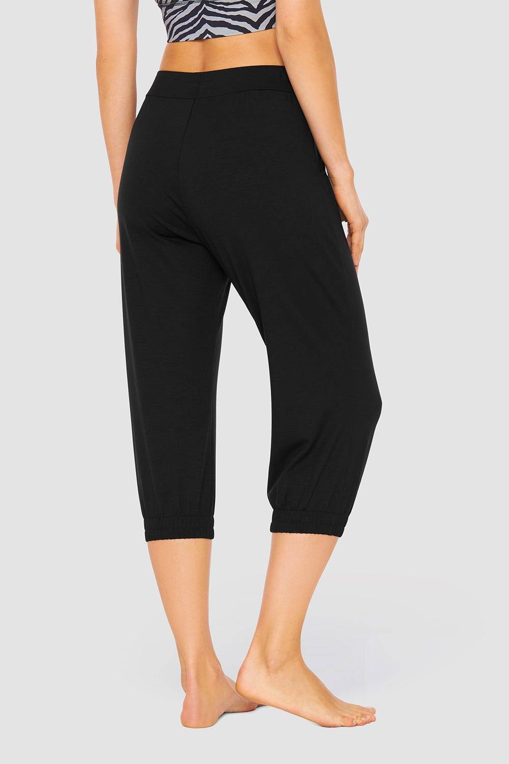 Rösch Y.U Yoga 3/4-Hose Mit Taschen Loungewear Sport Mix &amp; Match Materialmix