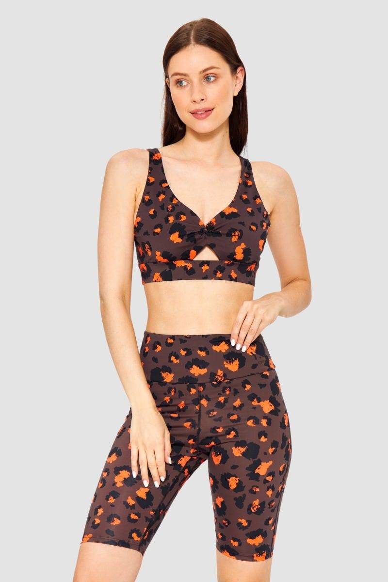 Rösch Y.U Yoga Bustier mit Cut-Out Sport-BH Mix &amp; Match recycled Polyamid/Elasthan