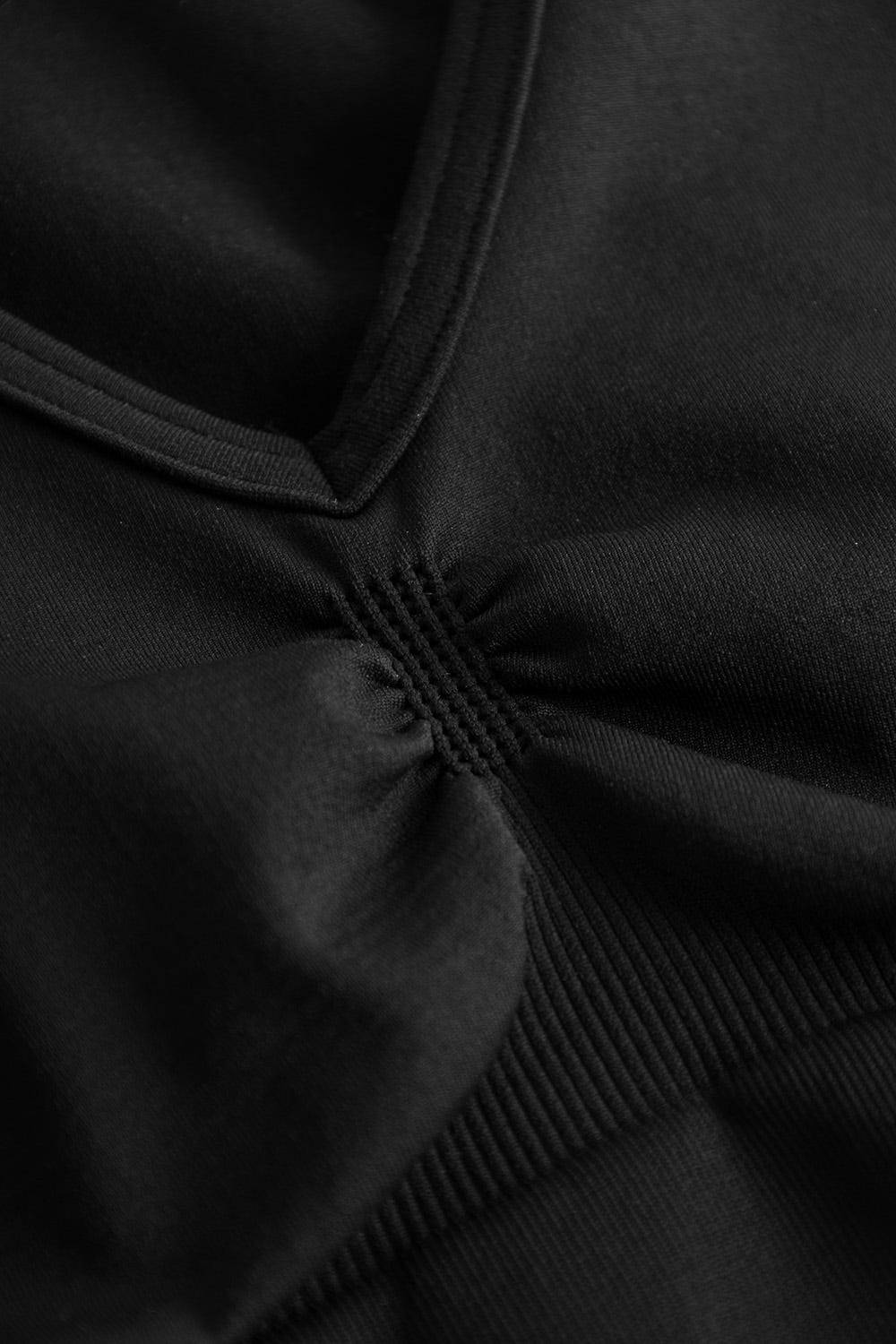 Rösch Y.U Yoga Bustier Mit Raffung Seamless Sport Mix & Match Recycled Polyamid/Elasthan