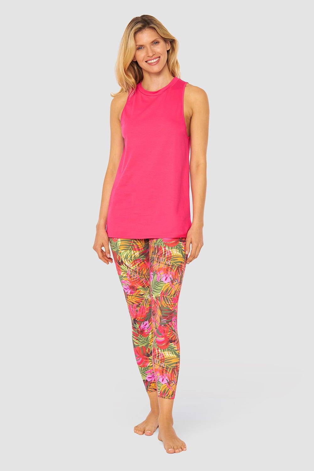 Rösch Y.U Yoga Top Mit Schriftzug „just Breathe“ Loungewear Sport Mix &amp; Match Baumwolle/ Elasthan