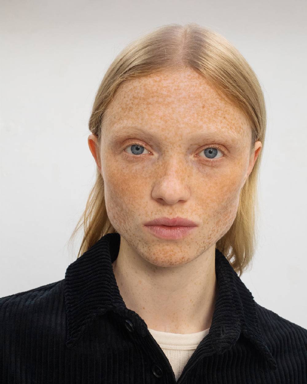 Rotholz Cord Hemd Bio Baumwolle - Schwarz