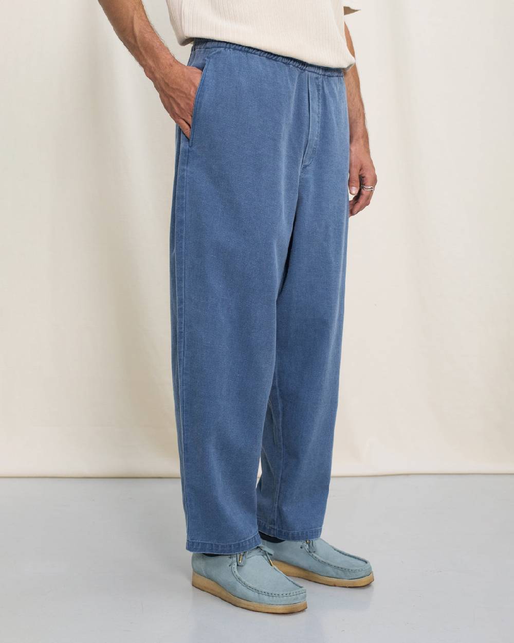 Rotholz Denim Hose Recycelte Baumwolle - Blau