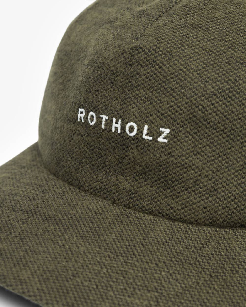 Rotholz Flannel Floppy Cap Bio Baumwolle - Grün