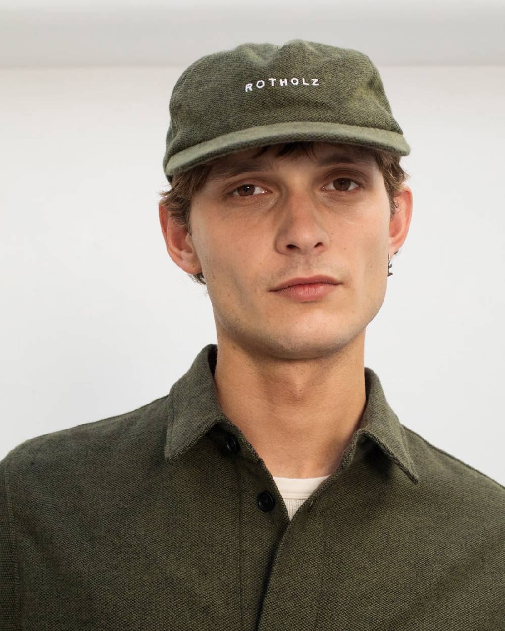 Rotholz Flannel Hemd Bio Baumwolle - Grün