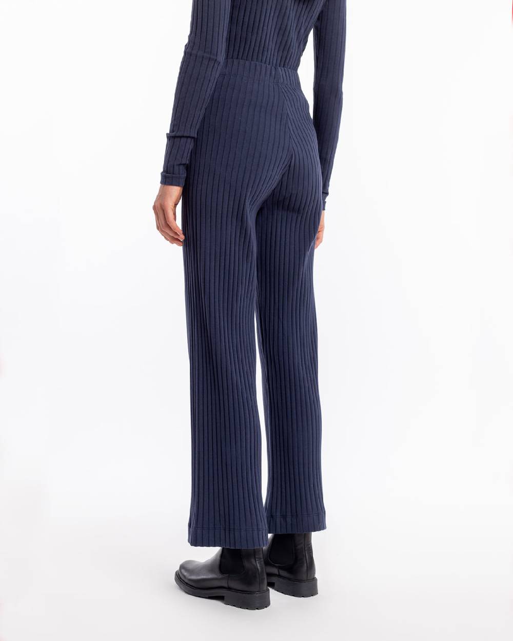 Rotholz Gerippte Hose Bio Baumwolle - Dunkelblau