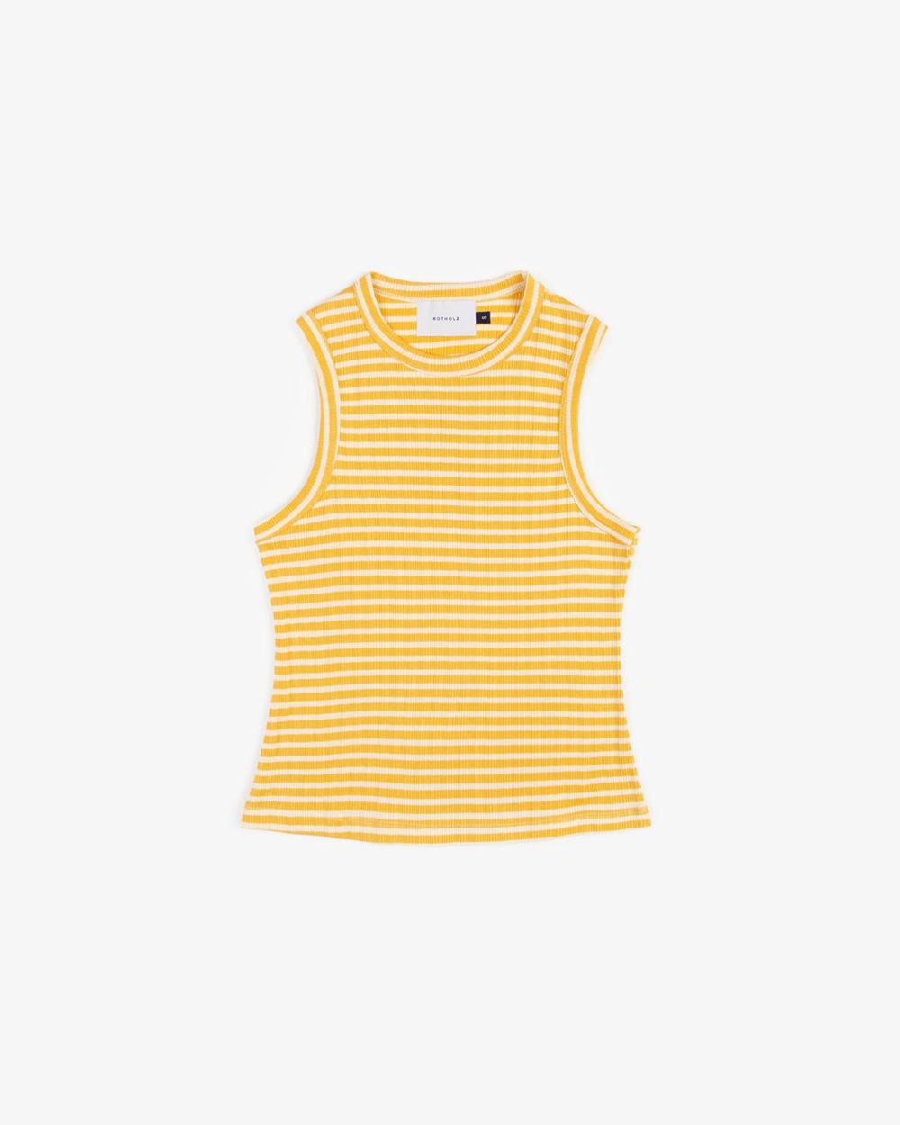 Rotholz Geripptes Singlet Bio Baumwolle - Gestreift
