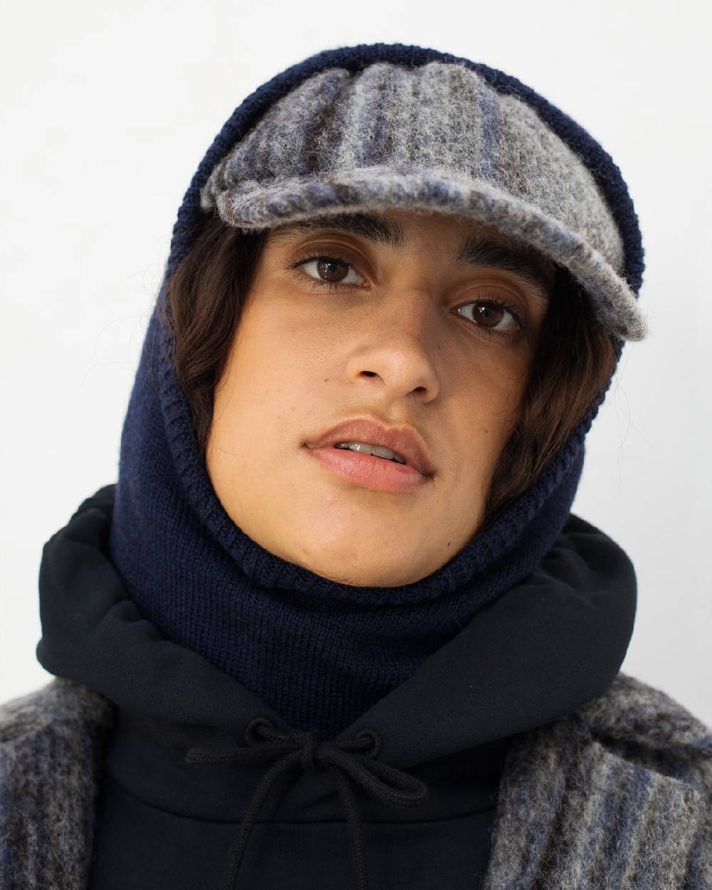 Rotholz Gestrickte Balaklava - Blau