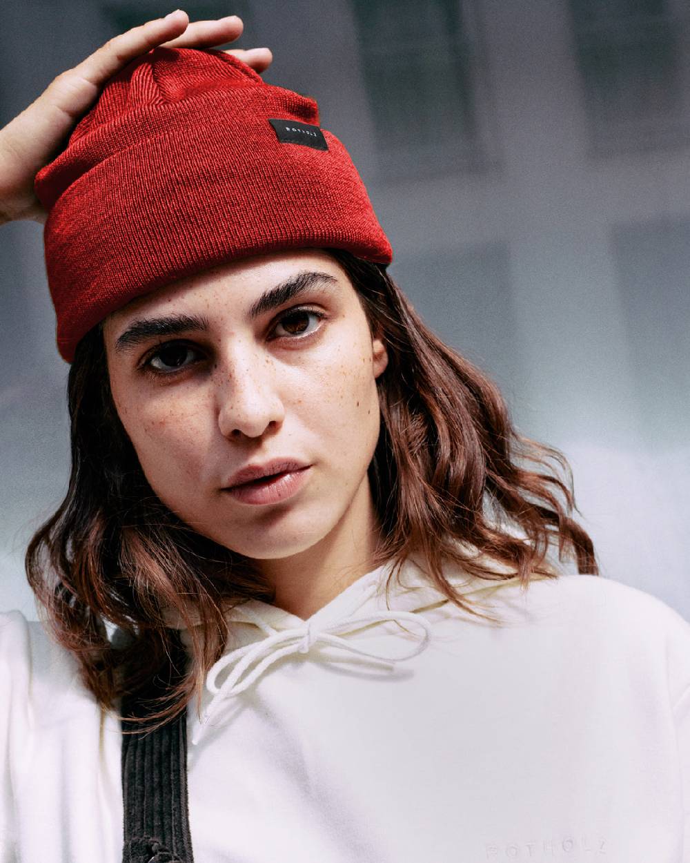 Rotholz Klassische Mütze Bio Merinowolle - Rot