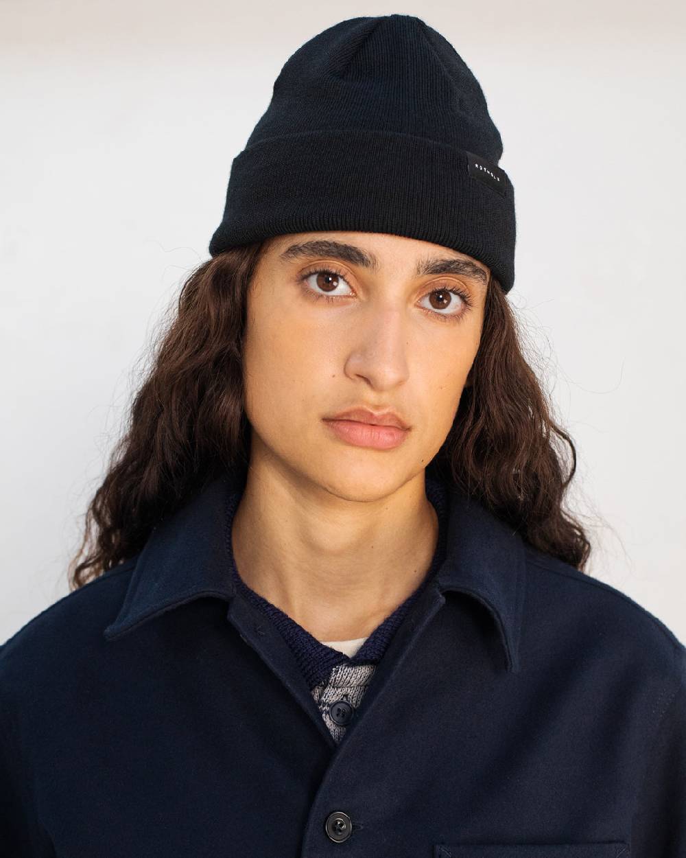 Rotholz Klassische Mütze Bio Merinowolle - Schwarz