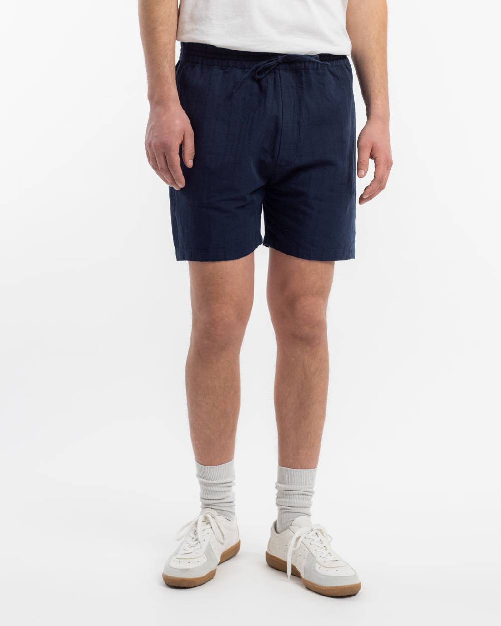 Rotholz Kurze Hose Leinen Mix - Dunkelblau