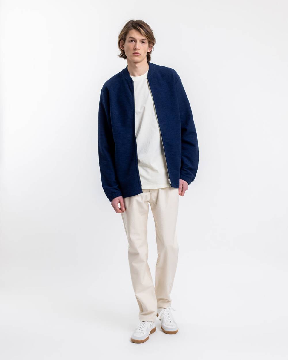 Rotholz Leichte Bomberjacke Blau