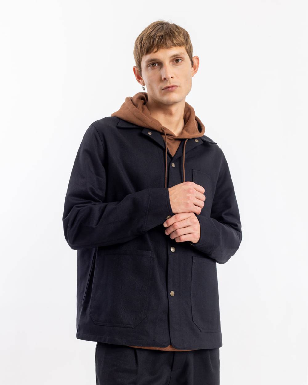 Rotholz Leichte Jacke Bio Baumwolle - Schwarz