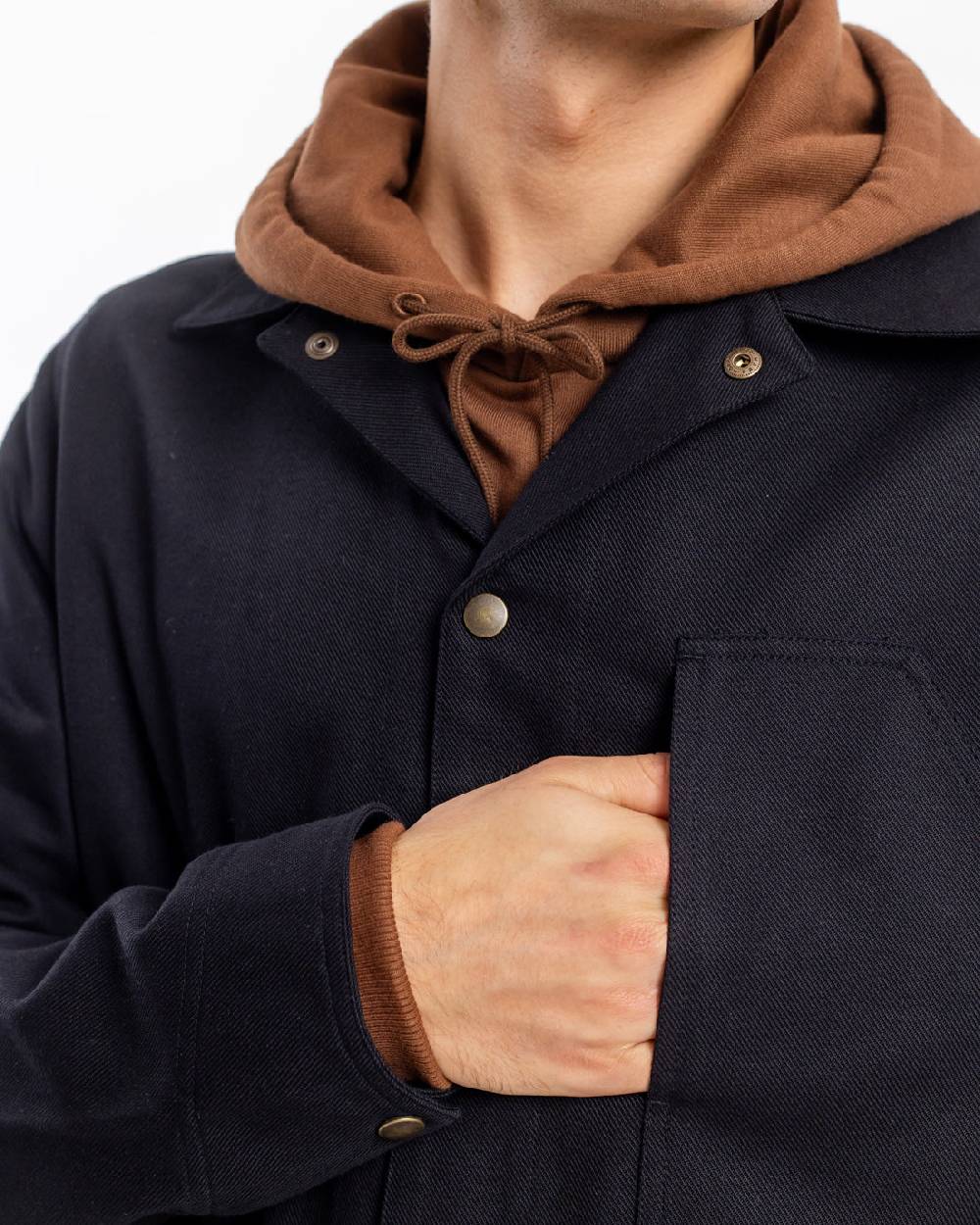 Rotholz Leichte Jacke Bio Baumwolle - Schwarz