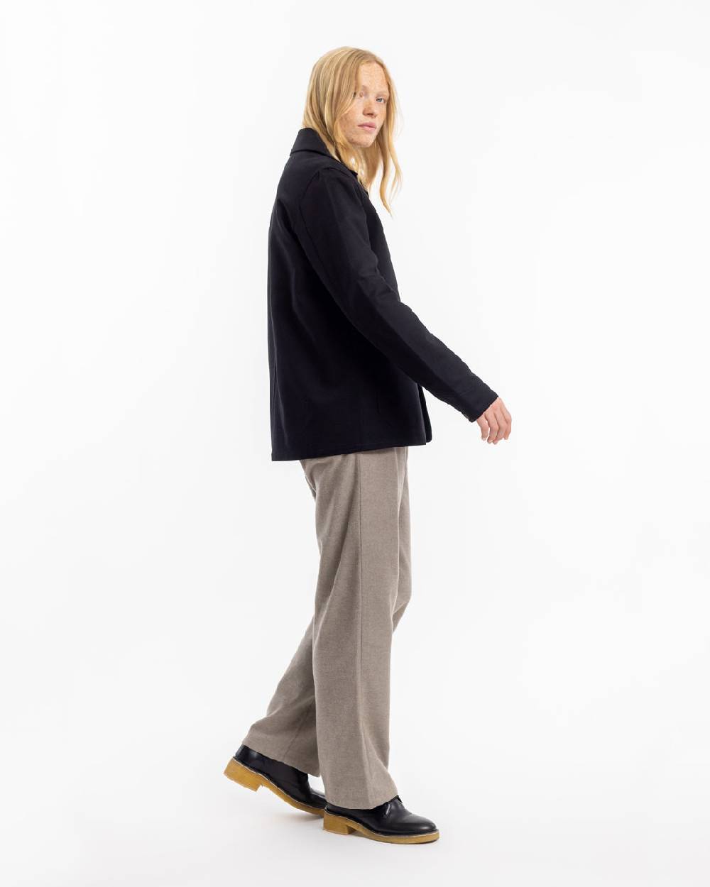 Rotholz Leichte Jacke Bio Baumwolle - Schwarz