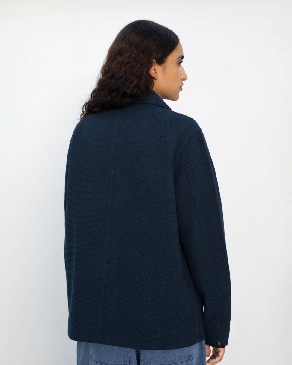 Rotholz Leichte Jacke Waffle Cotton - Blau