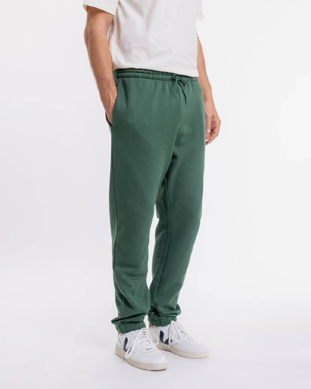 Rotholz Logo Sweatpants Aus Bio-Baumwolle Grün