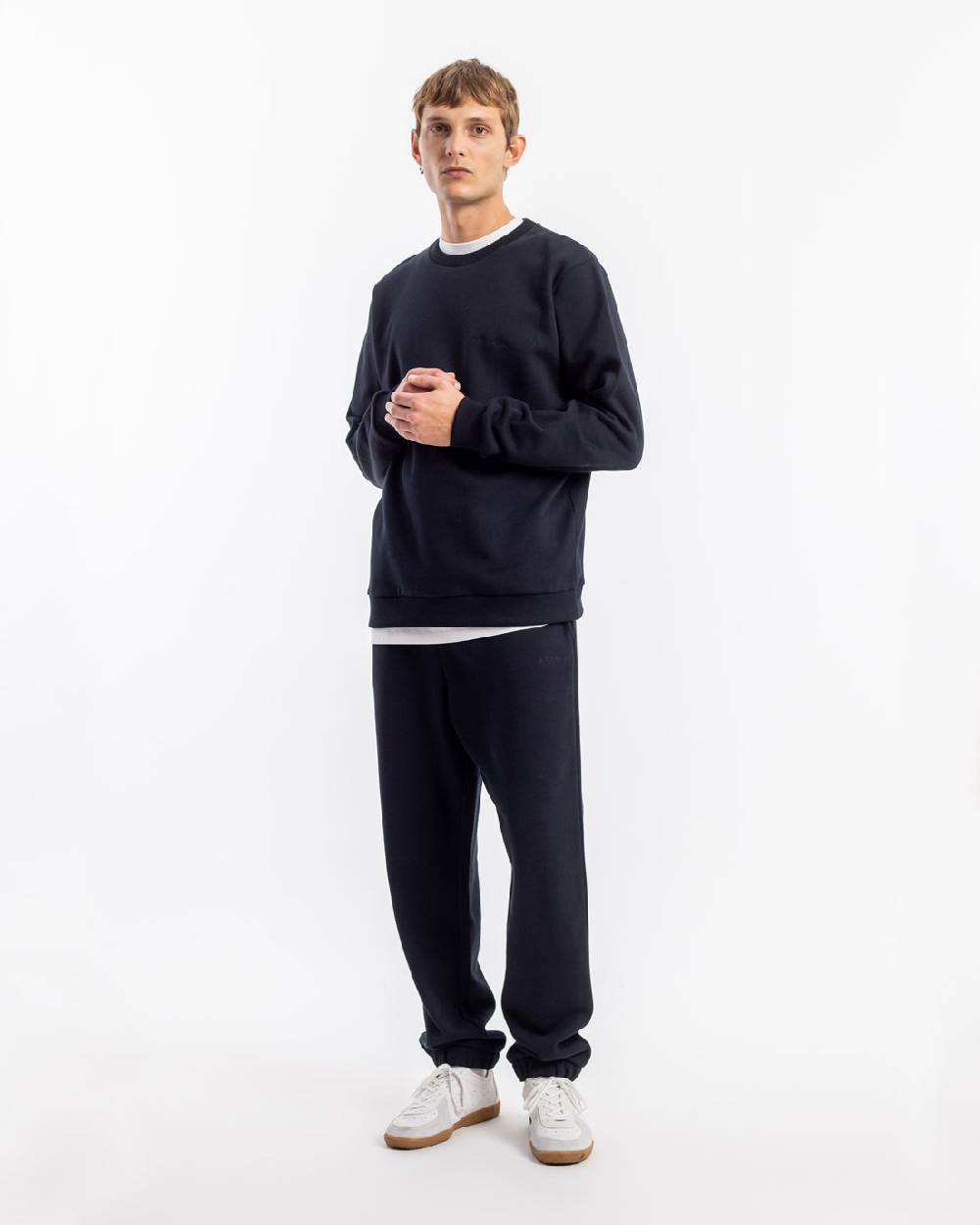 Rotholz Logo Sweatpants Bio Baumwolle - Schwarz