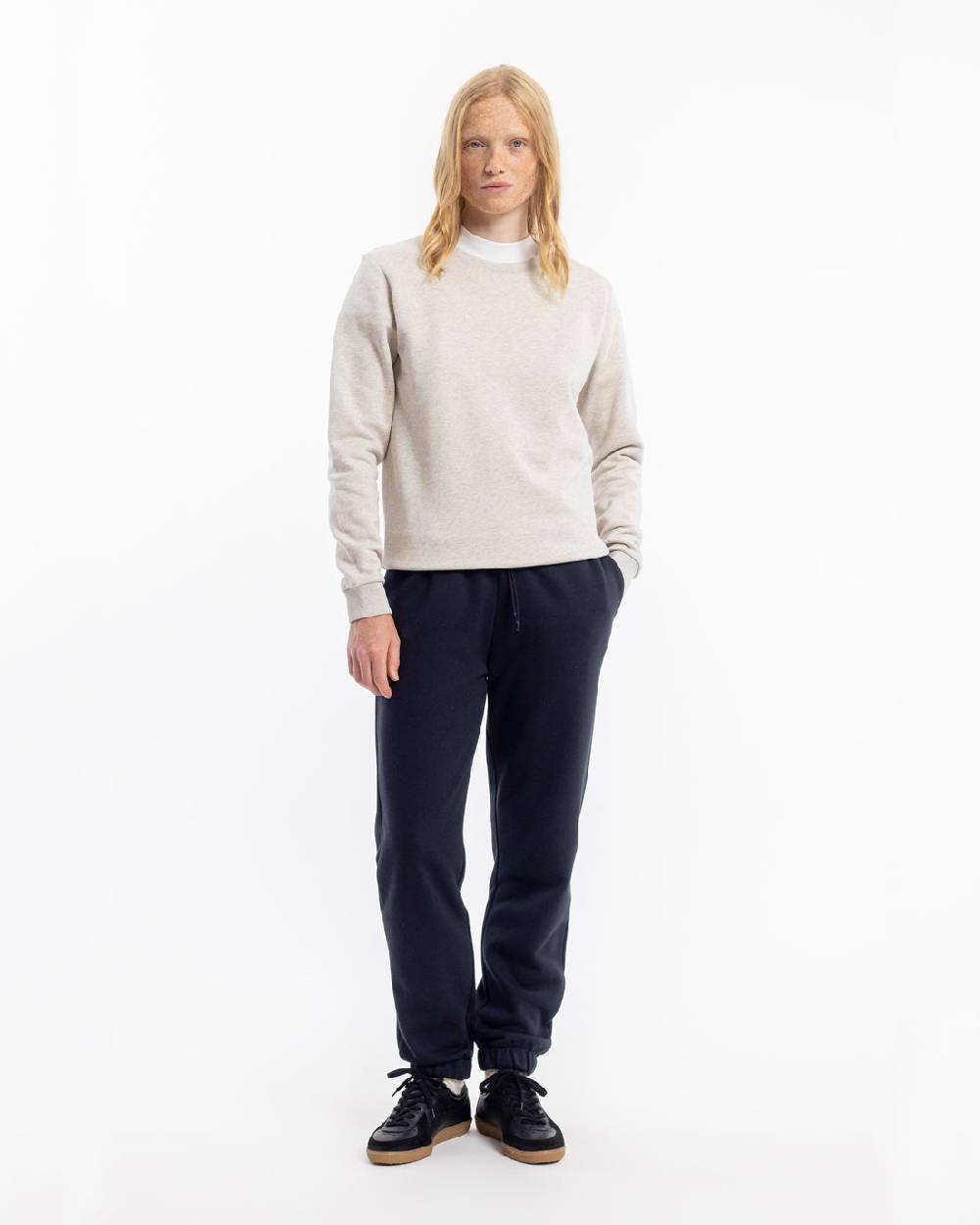 Rotholz Logo Sweatpants Bio Baumwolle - Schwarz