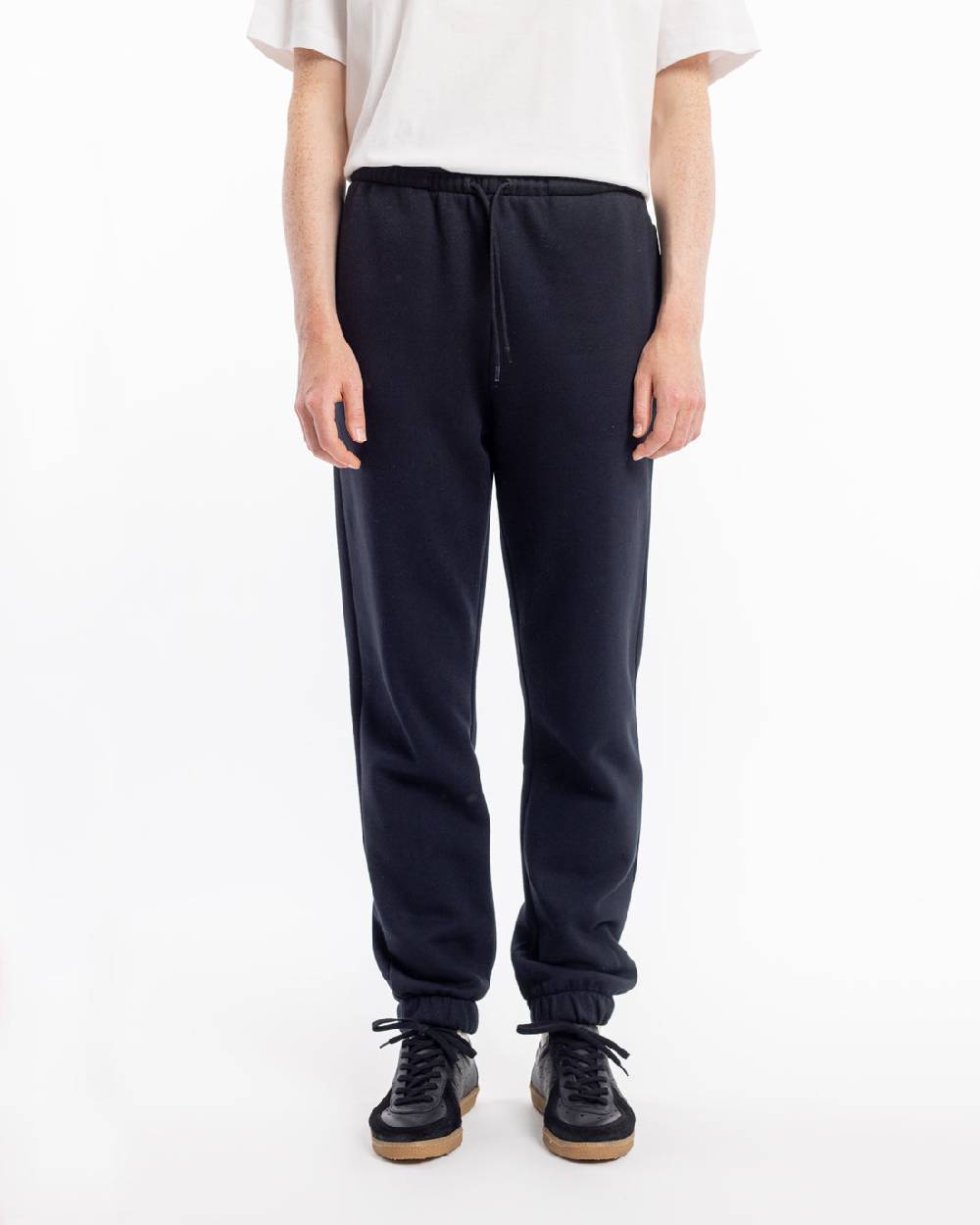 Rotholz Logo Sweatpants Bio Baumwolle - Schwarz