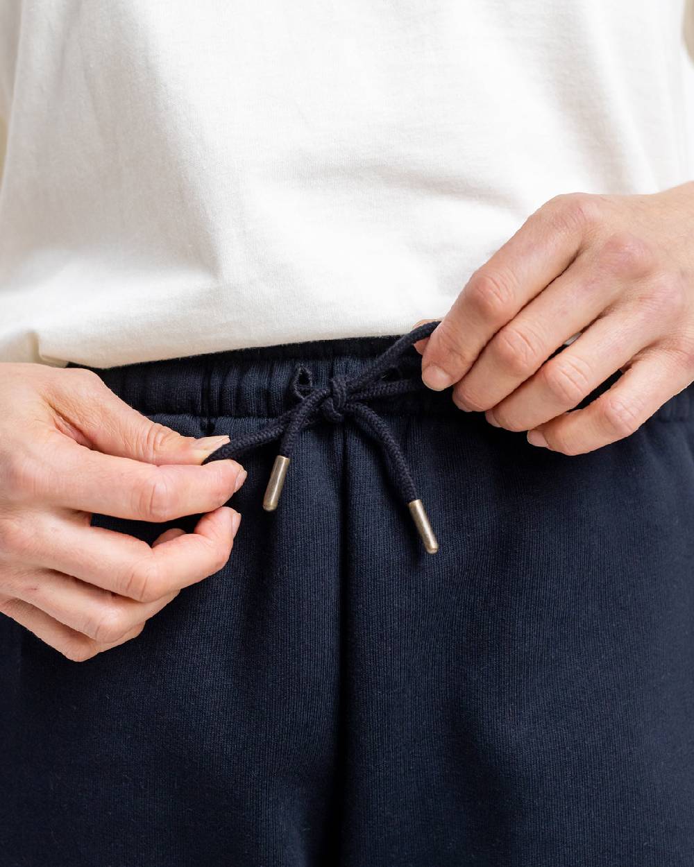 Rotholz Logo Sweatshorts Aus Bio-Baumwolle Schwarz