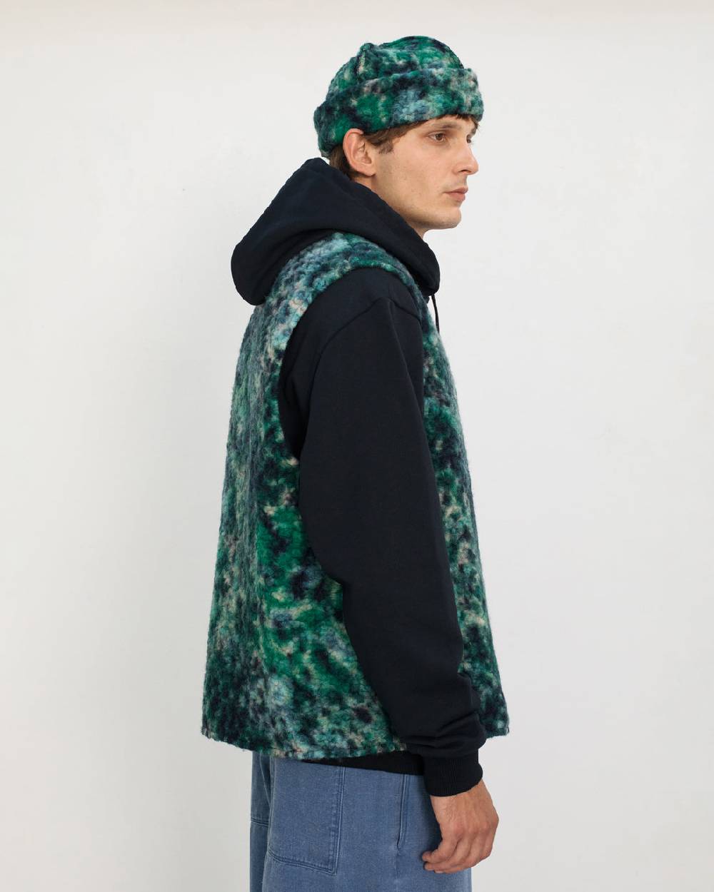 Rotholz Sherpa Weste Bio Wollmischung - Multi